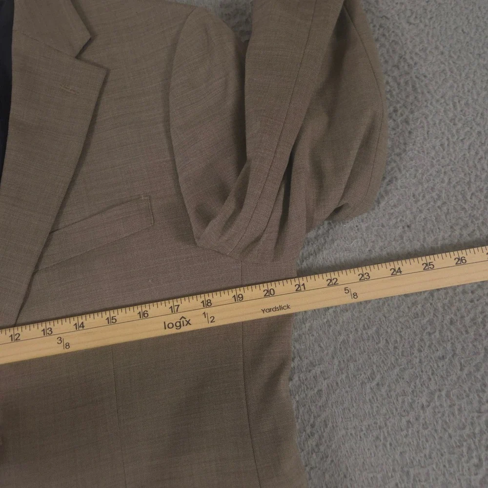 Tommy Hilfiger Blazer Mens 40 Short Wool Blend Stretch Two Button Sport Coat